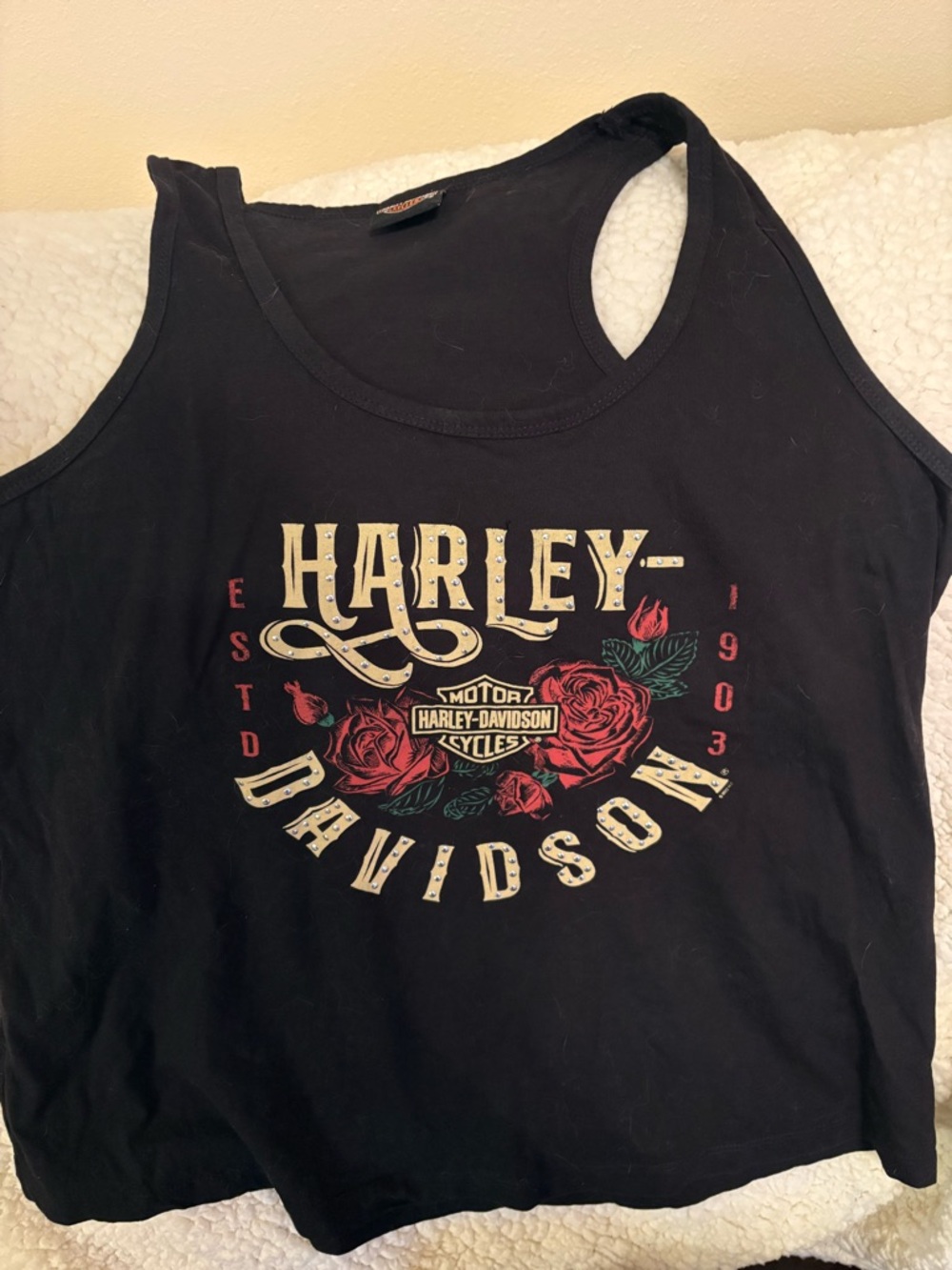 Genuine Harley-Davidson Black tank top